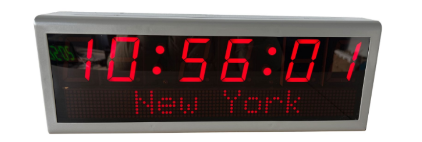 PoE Digital Clock with Calendar PoE Digital Clock with Calendar